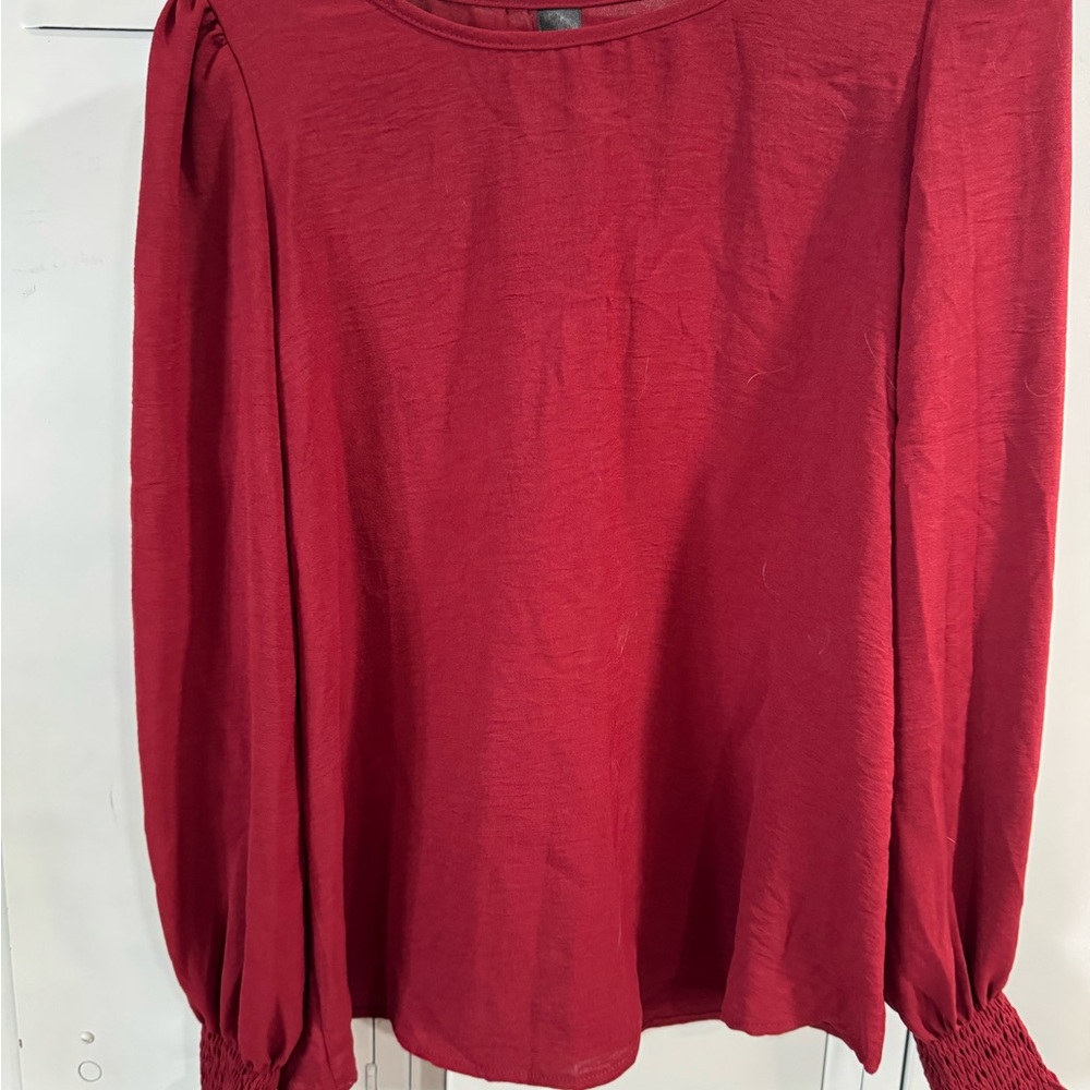 SHEIN Vibrant Red Blouse